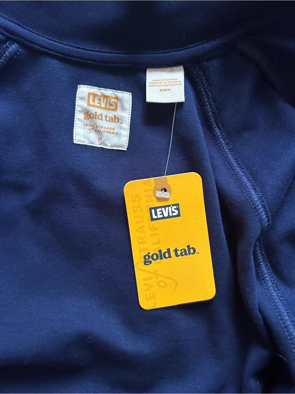 Levi's Men's Navy Full-Zip Sweater